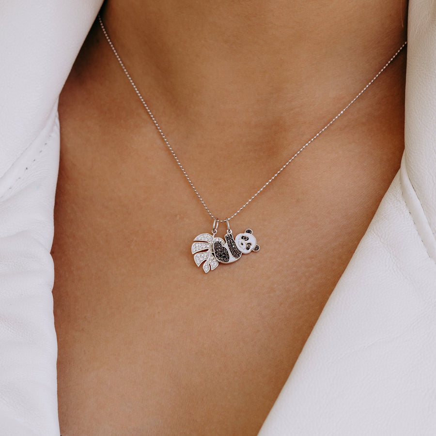 Gold & Diamond Medium Monstera Leaf Charm - Sydney Evan Fine Jewelry
