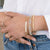 Gold & Diamond Id Bar Bracelet