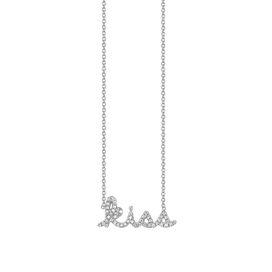 Gold & Pavé Diamond Kiss Necklace - Sydney Evan Fine Jewelry