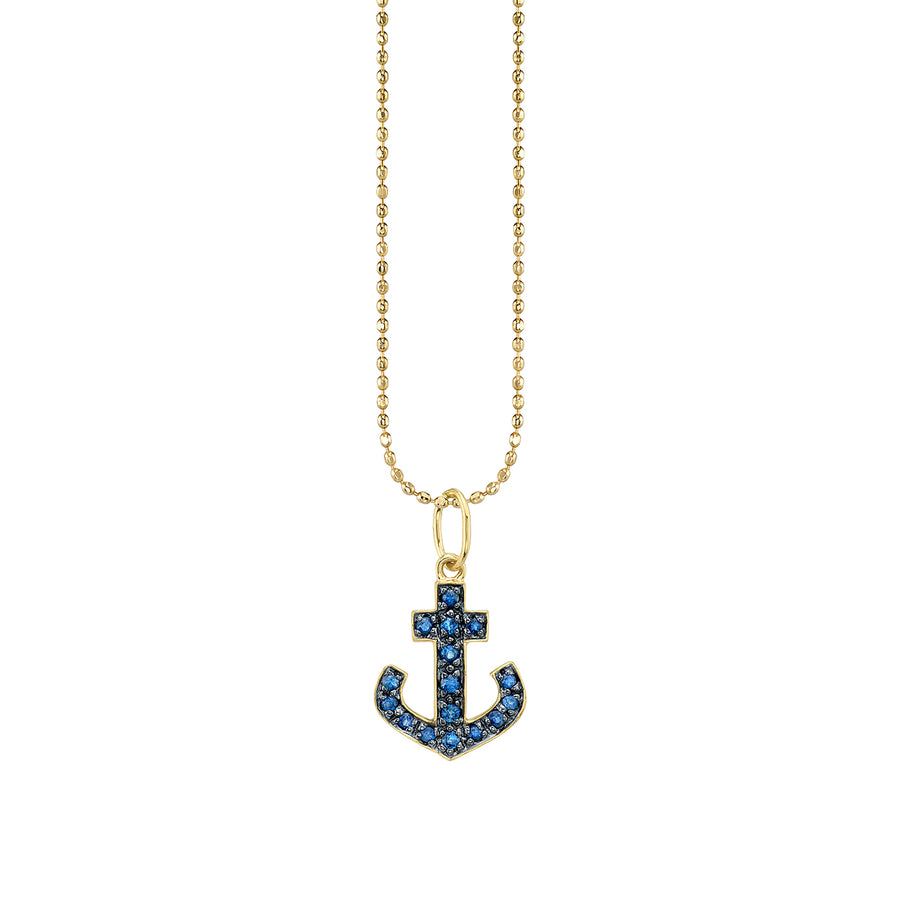 Gold & Diamond Anchor Charm - Sydney Evan Fine Jewelry