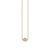 Kids Collection Gold & Diamond Mini Bezel Eye Necklace