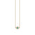 Kids Collection Gold & Diamond Mini Bezel Eye Necklace