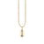 Men's Collection Gold & Diamond Football Necklace