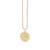 Gold & Diamond Large Scorpio Zodiac Medallion