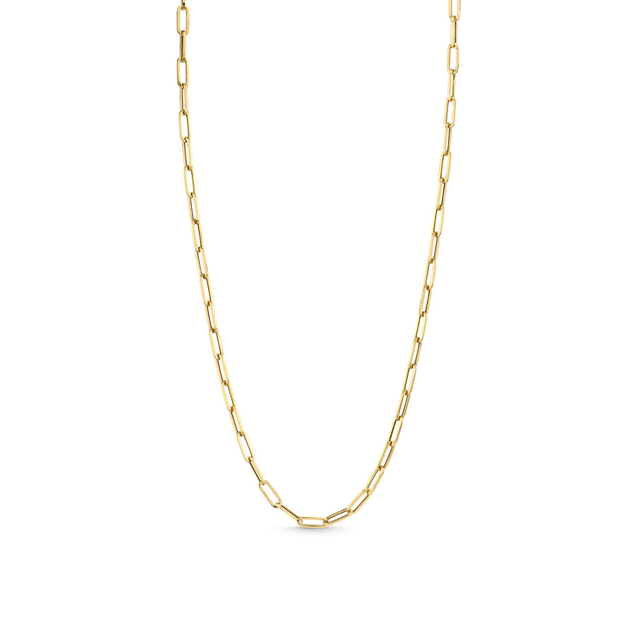 14k Gold Paperclip Chain - Sydney Evan Fine Jewelry