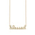 Gold & Diamond Small Blessed Necklace