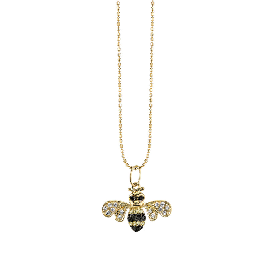 Gold & Diamond Bee Charm - Sydney Evan Fine Jewelry