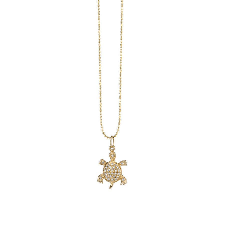 Gold & Diamond Turtle Charm - Sydney Evan Fine Jewelry
