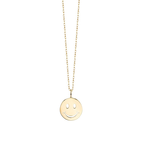 14k Gold Happy Face Jewelry Collection - Sydney Evan