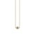 Kids Collection Gold & Diamond Mini Bezel Eye Necklace