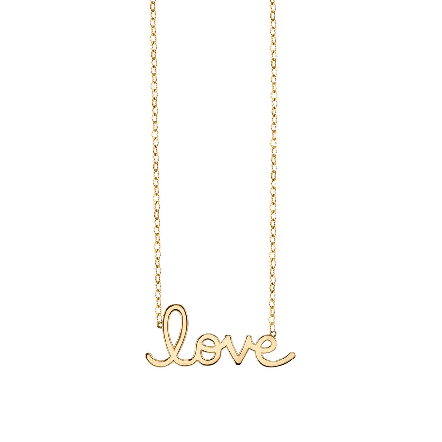 Pure Gold Large Love Necklace - Sydney Evan Fine Jewelry