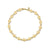 Pure Gold Medium Evil Eye Link Bracelet