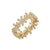 Gold & Diamond Daisy Eternity Ring